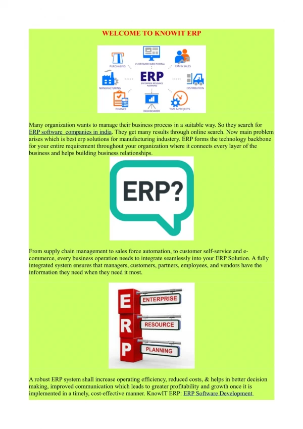 erp software for steel industry