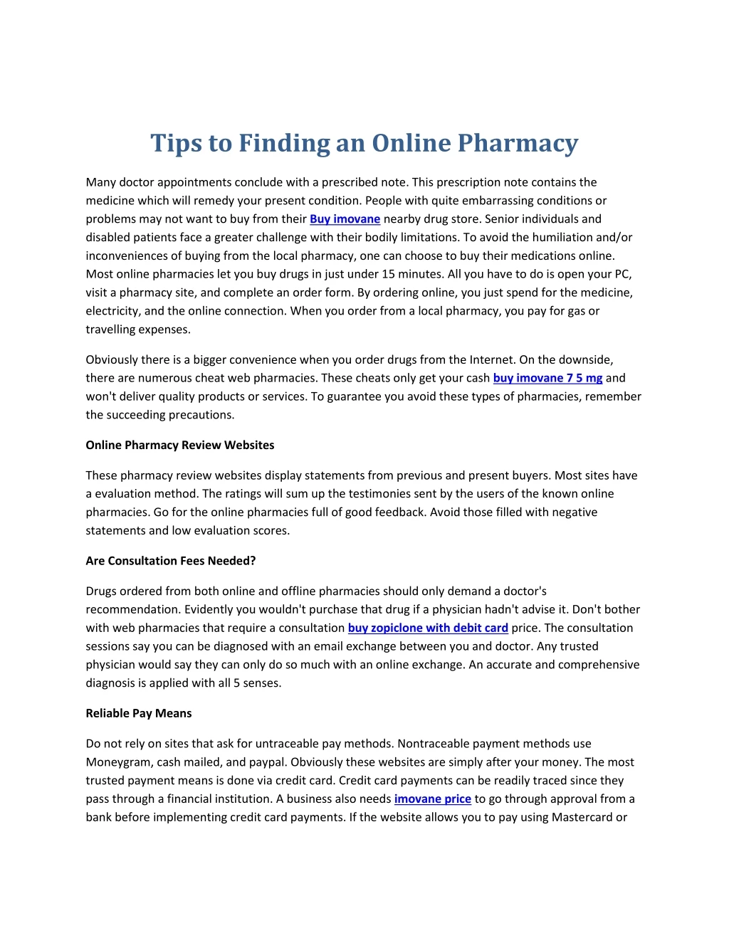 tips to finding an online pharmacy