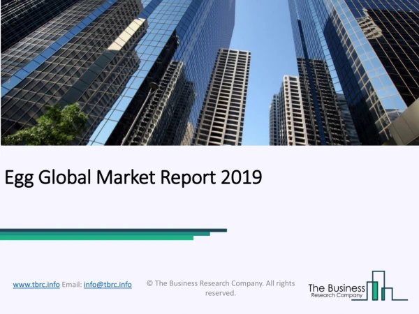 Egg Global Market Report 2019
