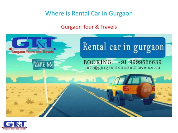 Where is Rental Car in Gurgaon