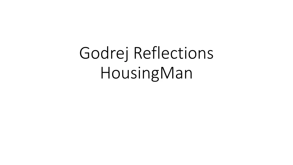 godrej reflections housingman