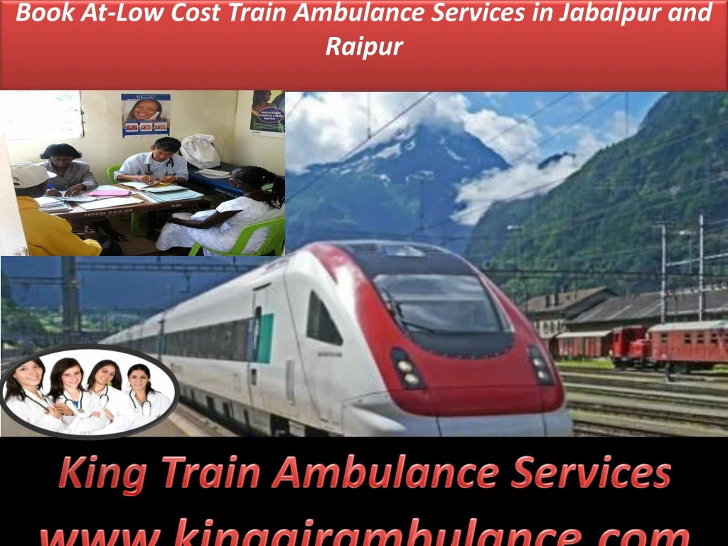 book at low cost train ambulance services