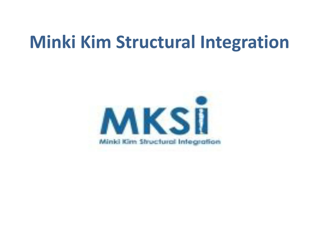 minki kim structural integration