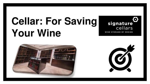 Cellar: for saving Your Wine