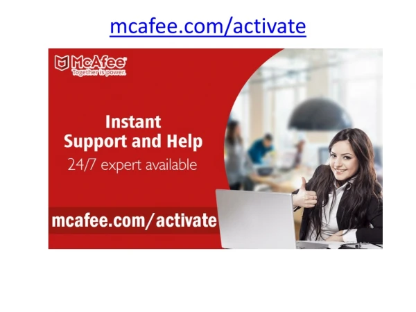 www.mcafee.com/activate - Activate McAfee Antivirus