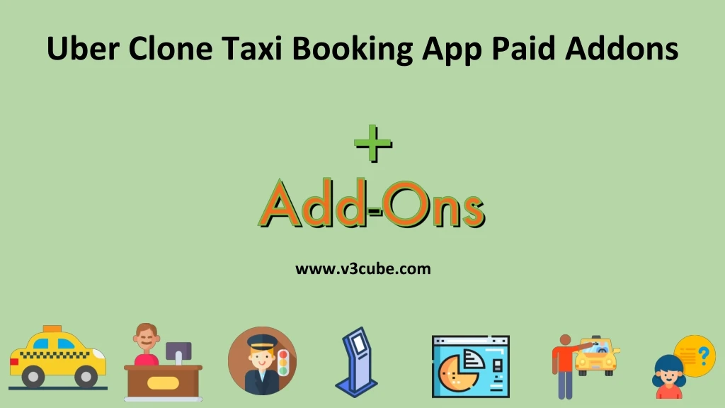 uber clone taxi booking app paid addons