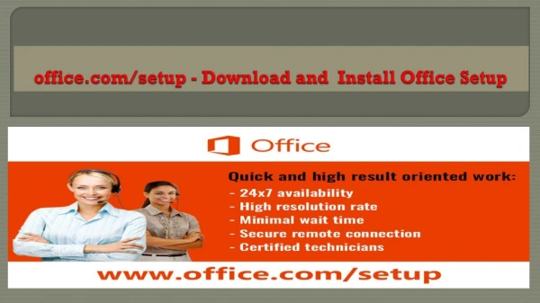 office.com/setup - How to Install Microsoft Office
