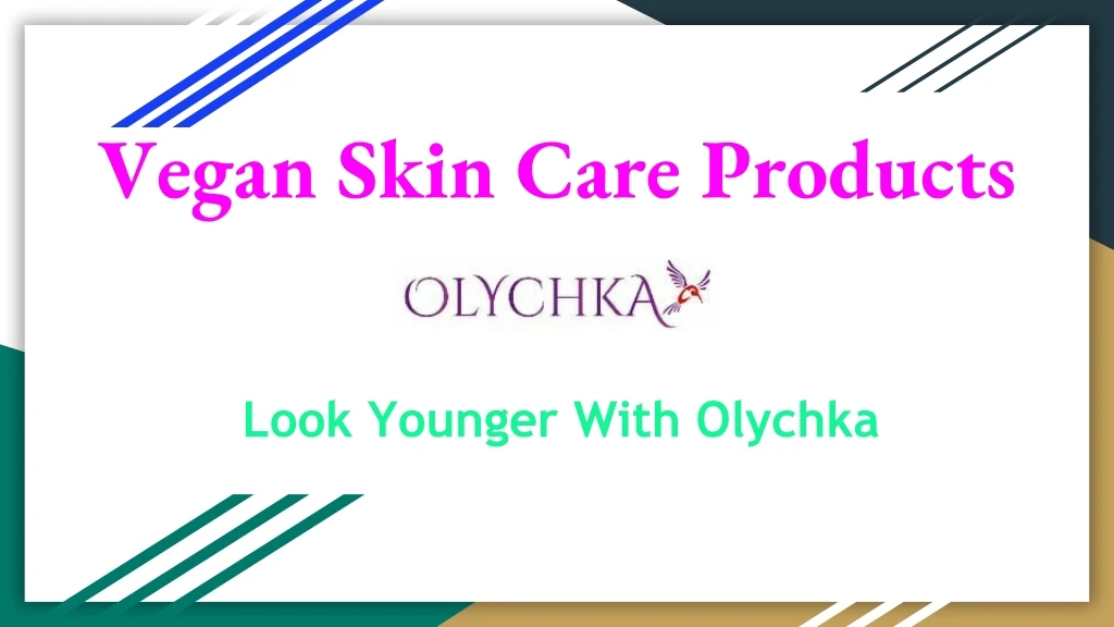 vegan skin care products