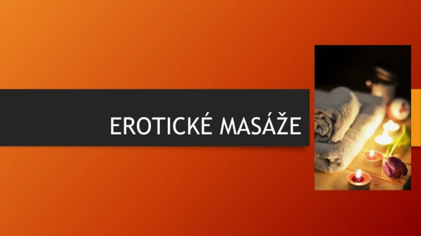 Erotické masáže