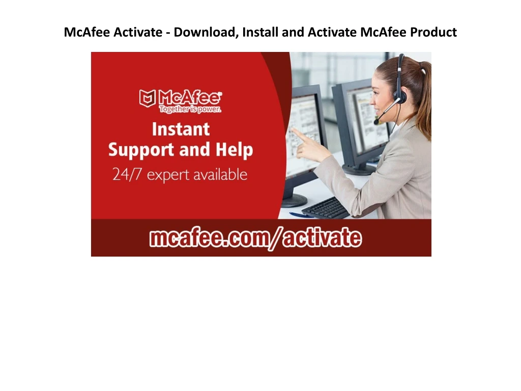 mcafee activate download install and activate mcafee product