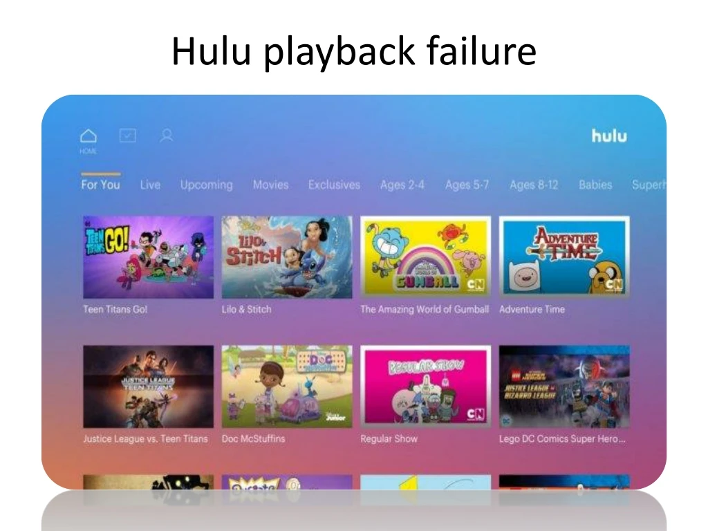 hulu playback failure