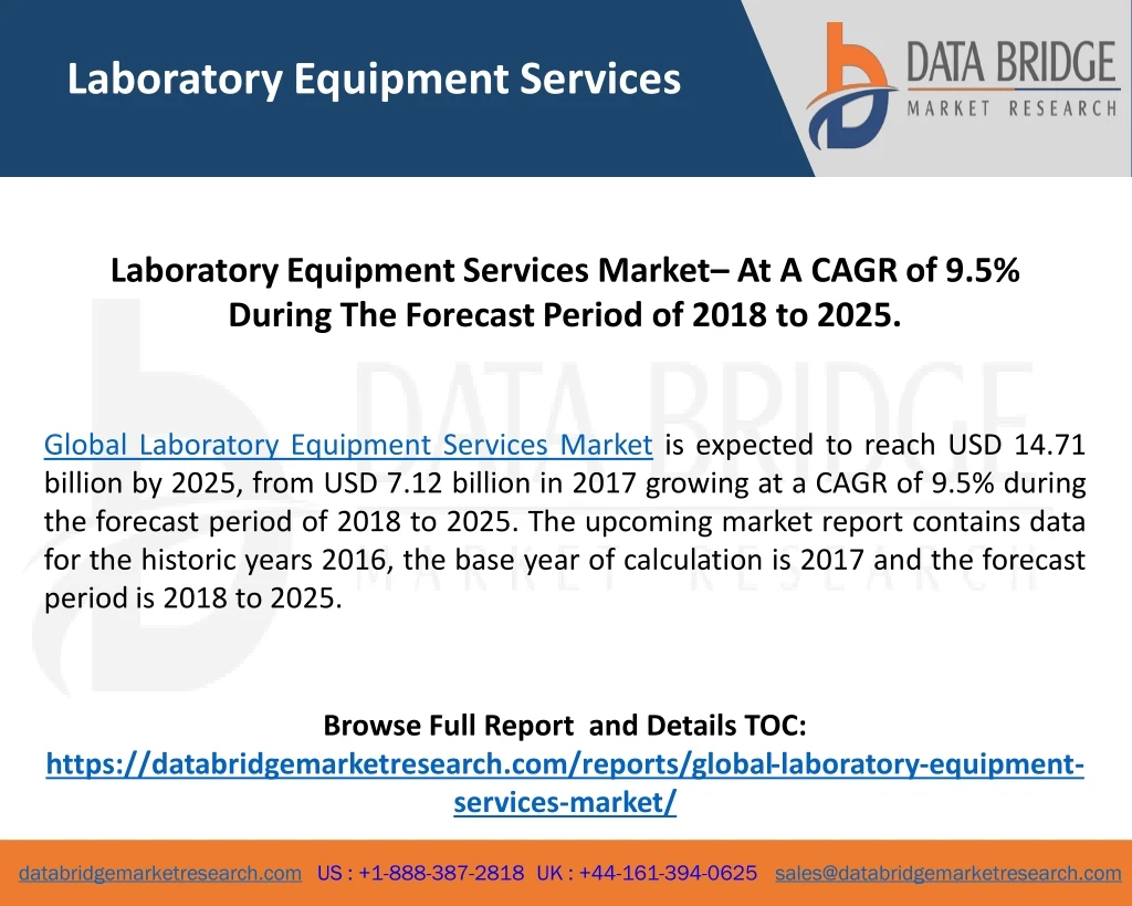 laboratory equipment services