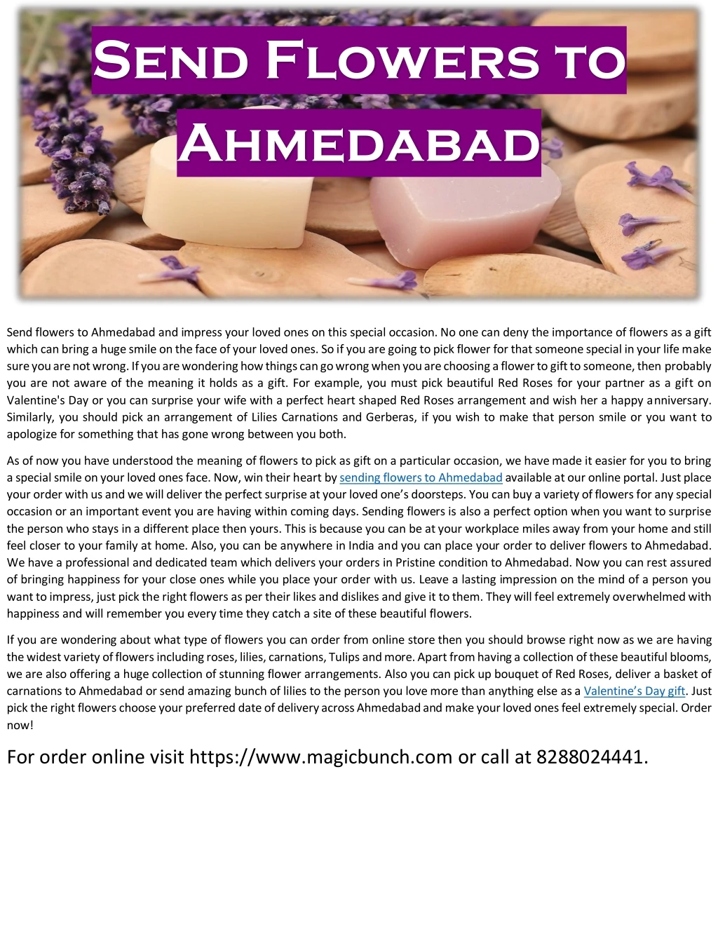 send flowers to ahmedabad