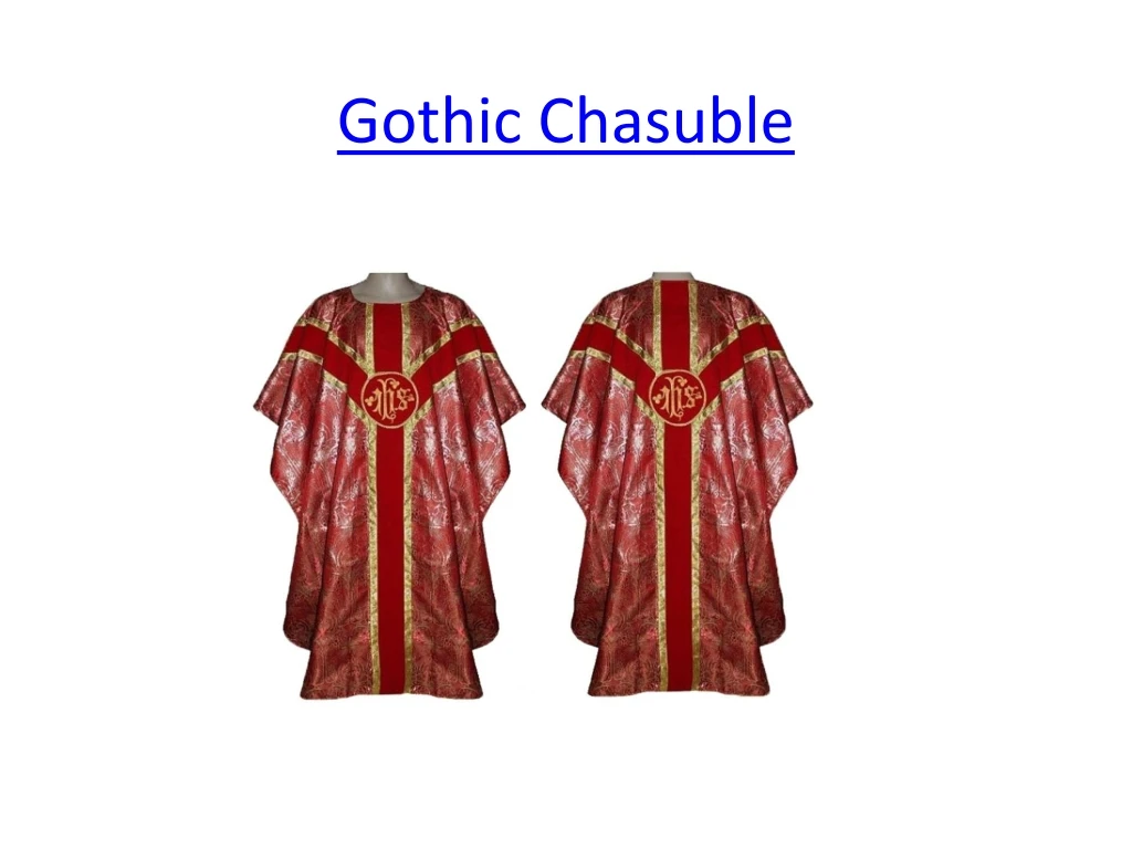gothic chasuble