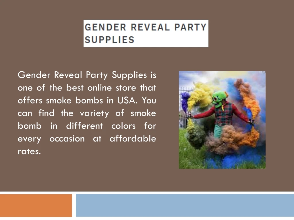 gender reveal party supplies is one of the best