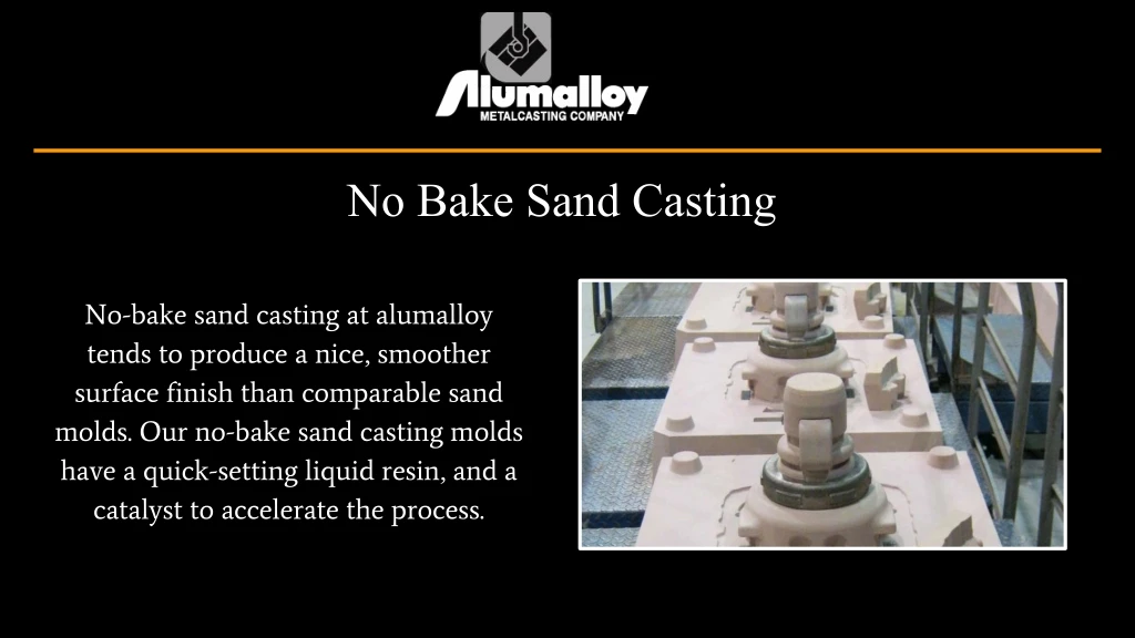 no bake sand casting