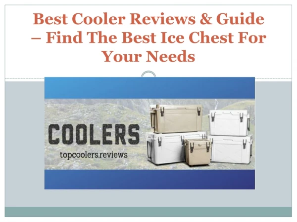 Best Coolers Review: Discover The Best For You