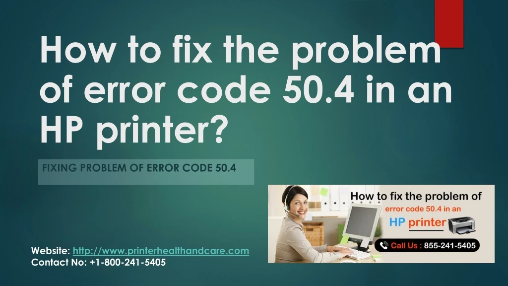 how to fix the problem of error code