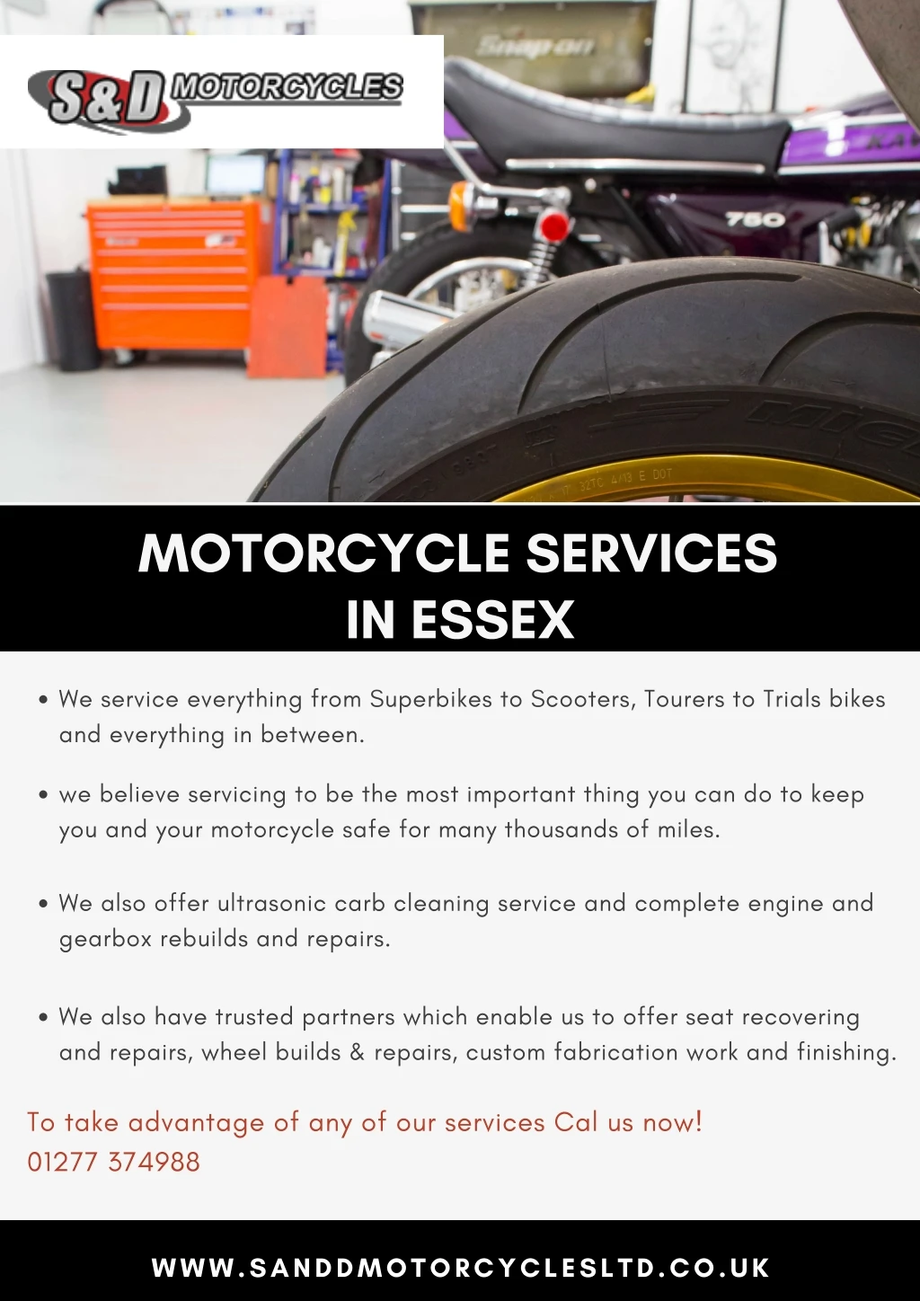 motorcycle services in essex