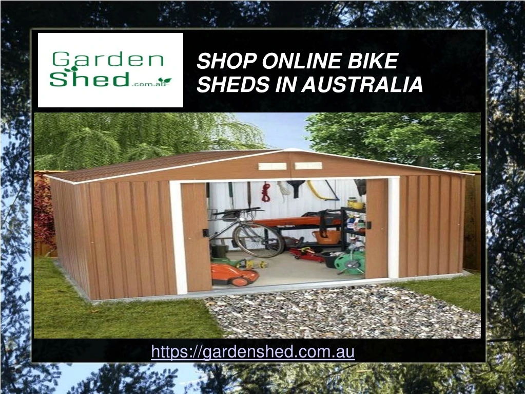 shop online bike sheds in australia