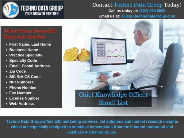 Chief Knowledge Officers Email List| CKO Mailing Lists| CKO Email Database