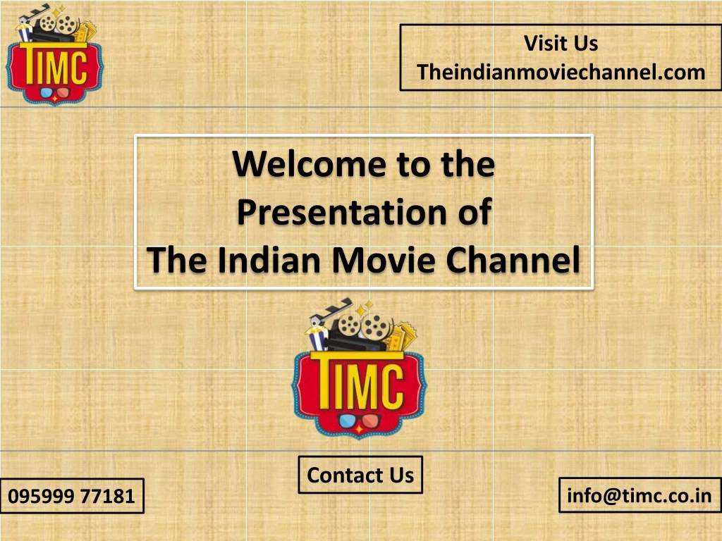 visit us theindianmoviechannel com