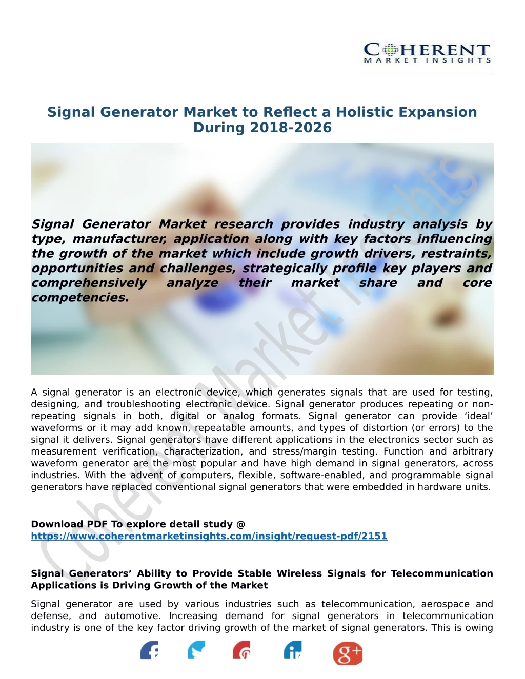 signal generator market to reflect a holistic