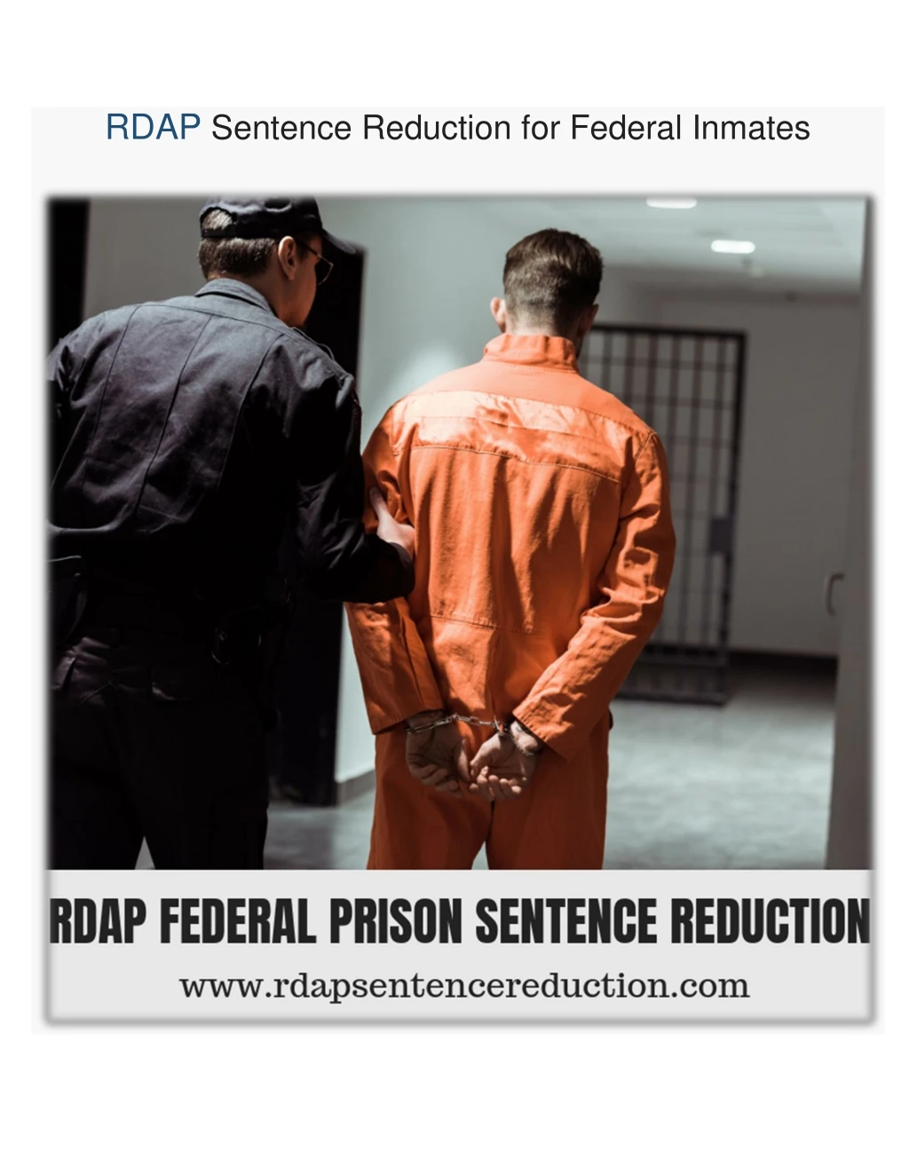 rdap sentence reduction for federal inmates