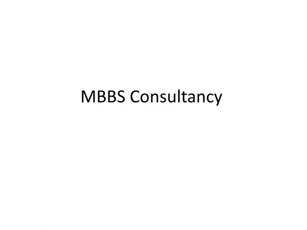 MBBS Consultancy