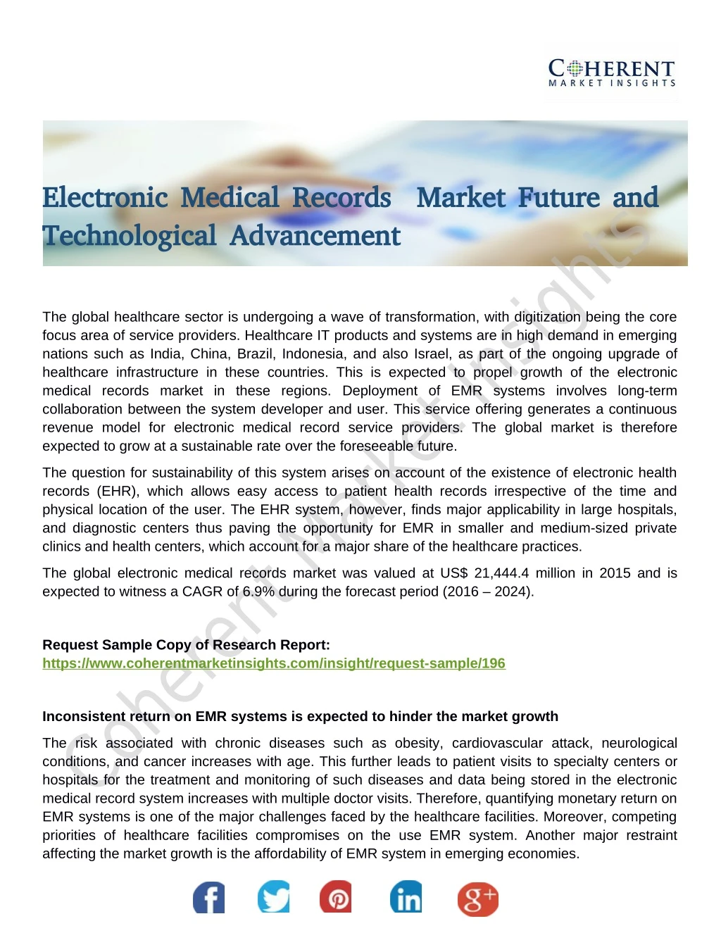 electronic medical records market future