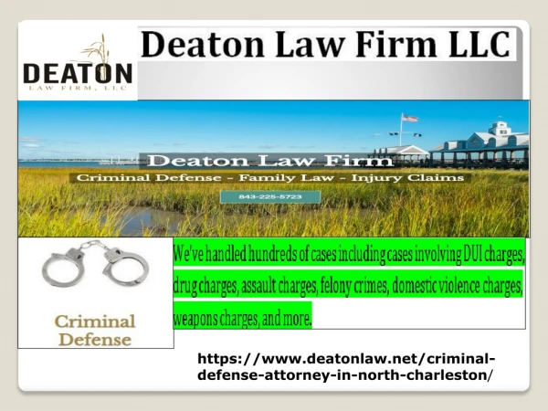 Call - 843-225-5723 for Criminal Defense Attorney in Charleston sc