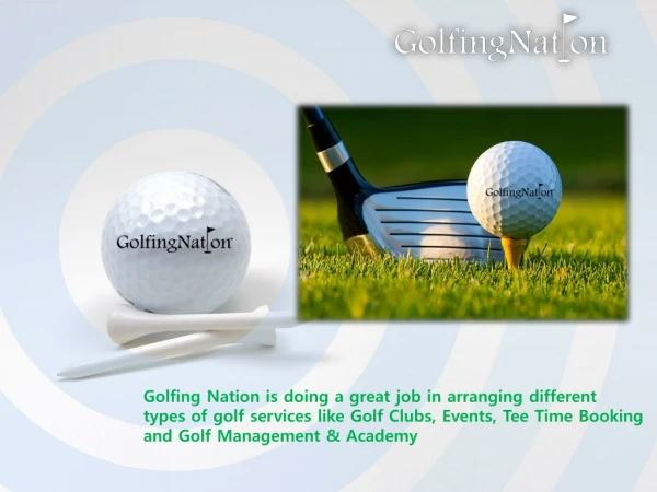 Tee Time Booking and Golf Management & Academy_Golfing Nation