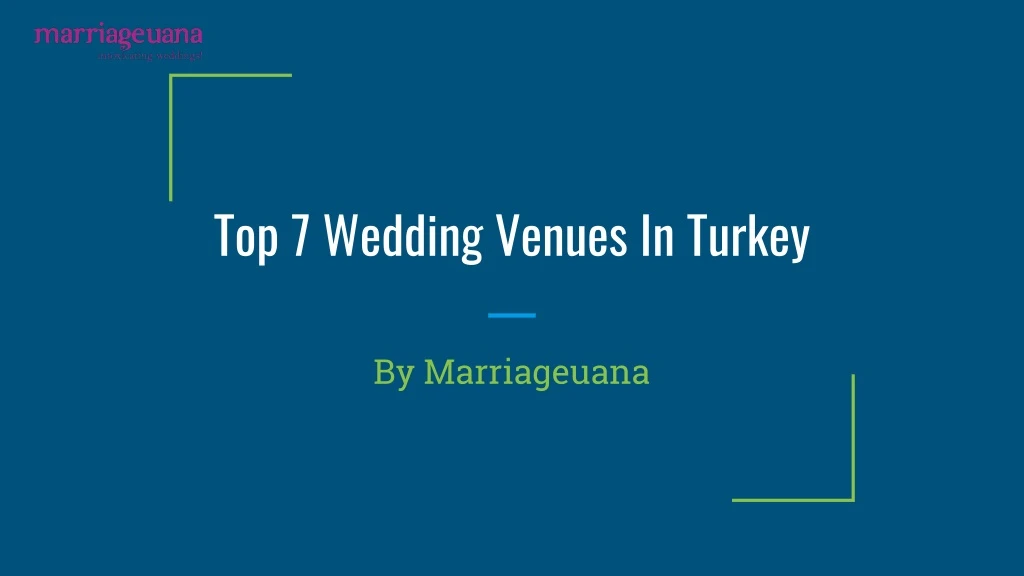 top 7 wedding venues in turkey