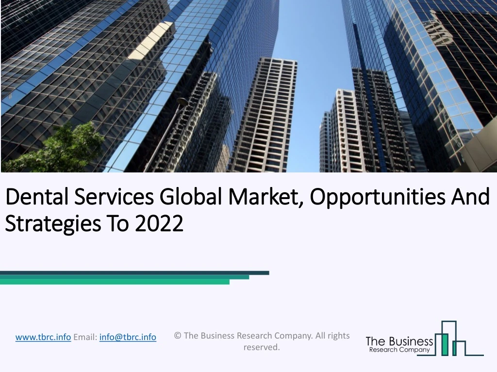 dental services global market opportunities
