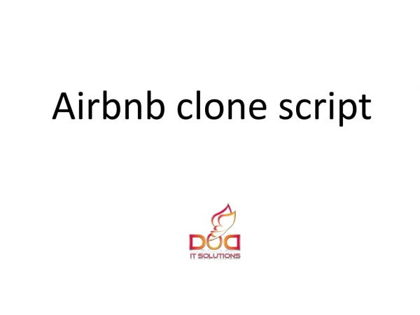 Airbnb clone script