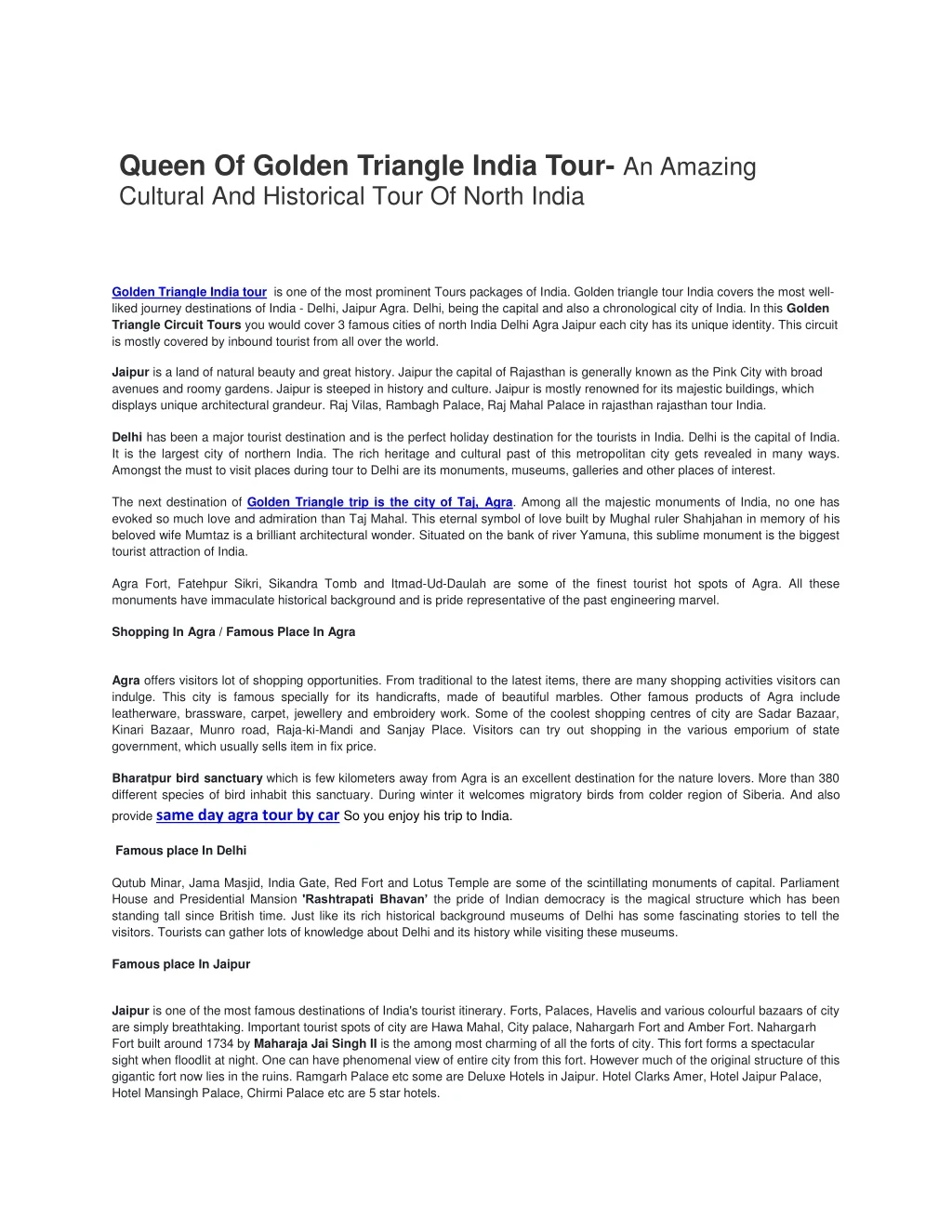 queen of golden triangle india tour an amazing