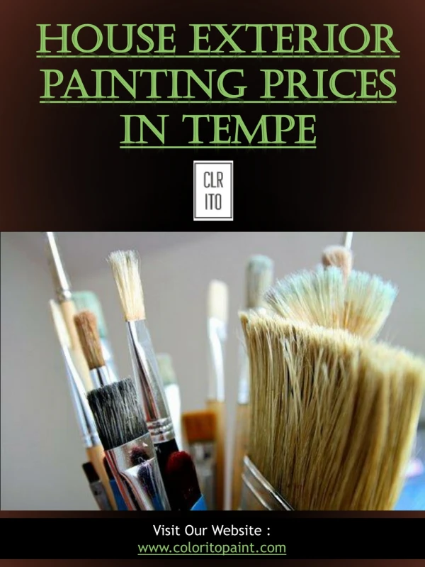 House exterior painting prices in Tempe