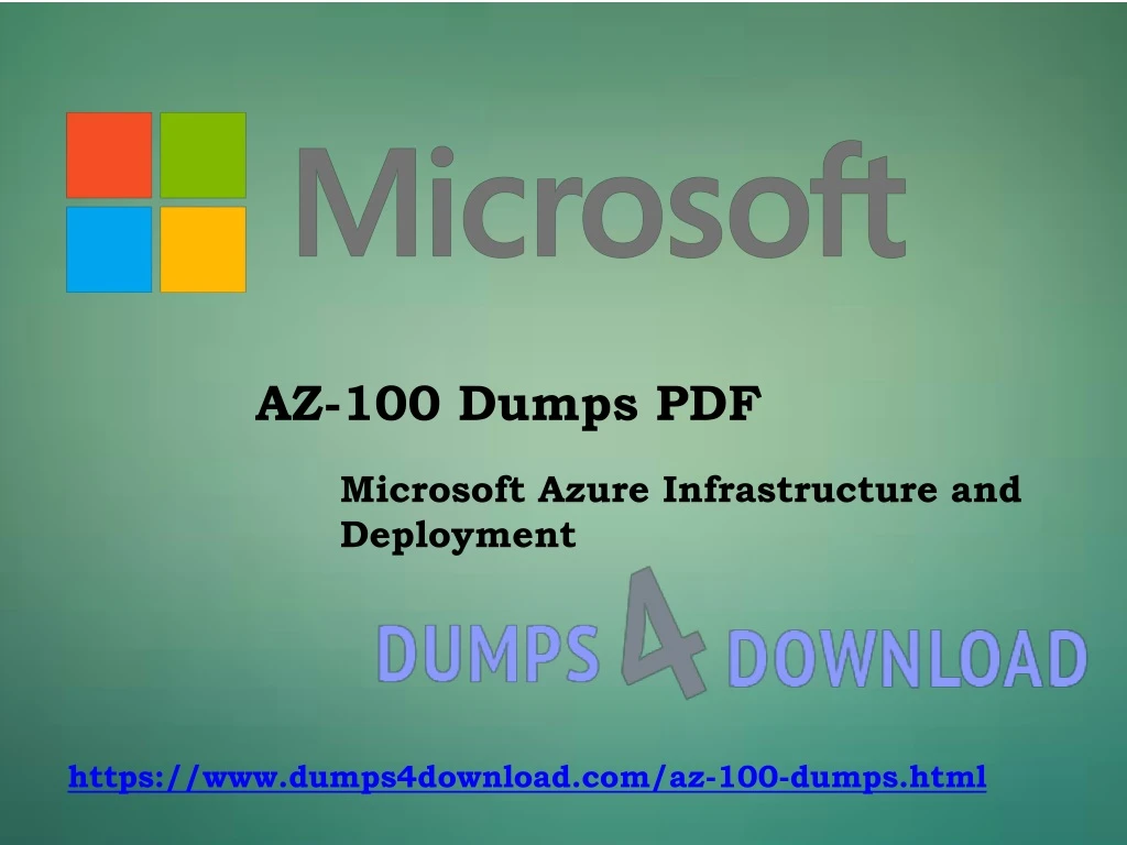 az 100 dumps pdf
