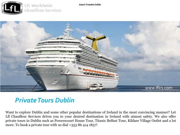 Private Tours Dublin