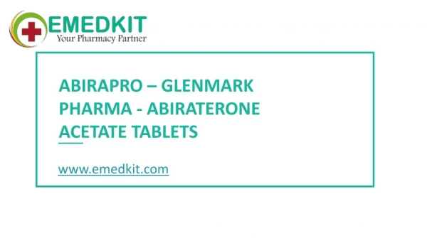 Buy Online Abirapro 250mg Tablets from India - Emedkit