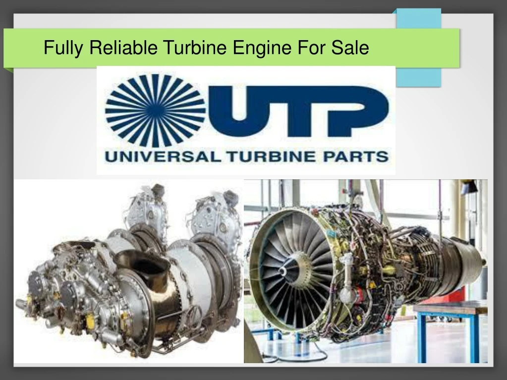 fully reliable turbine engine for sale