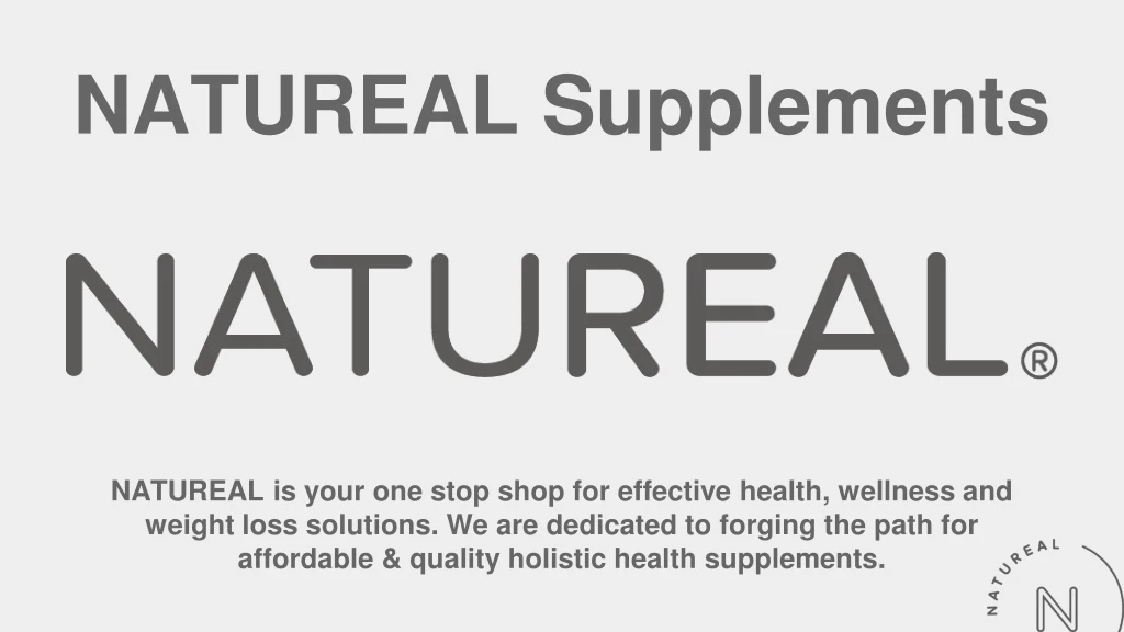 natureal supplements