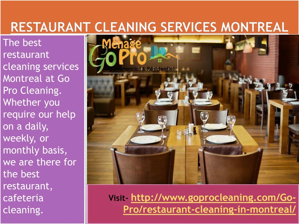 restaurant cleaning services montreal