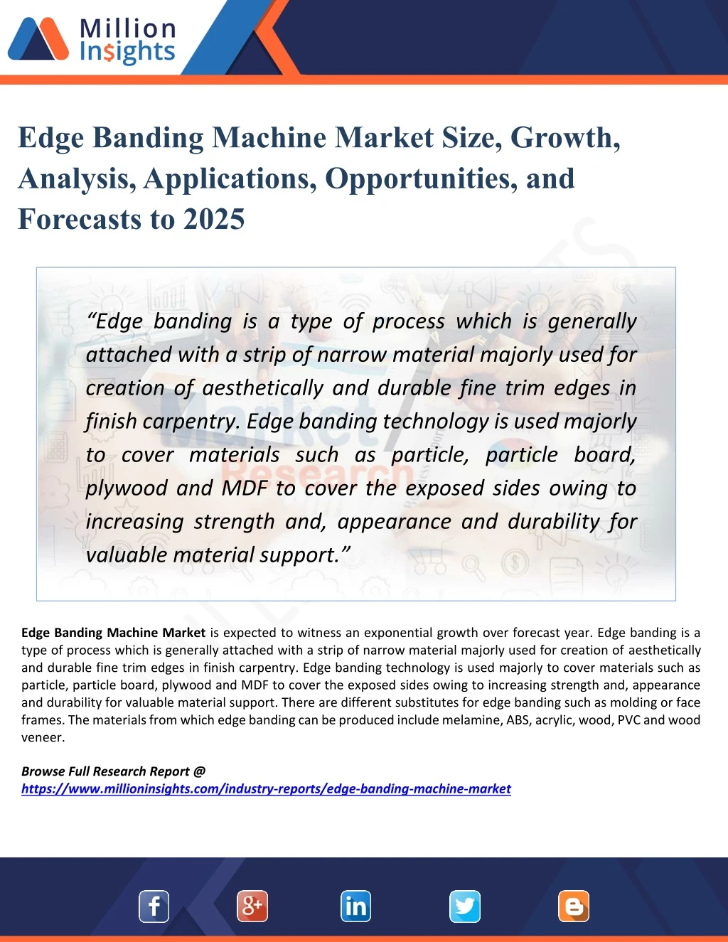 edge banding machine market size growth analysis