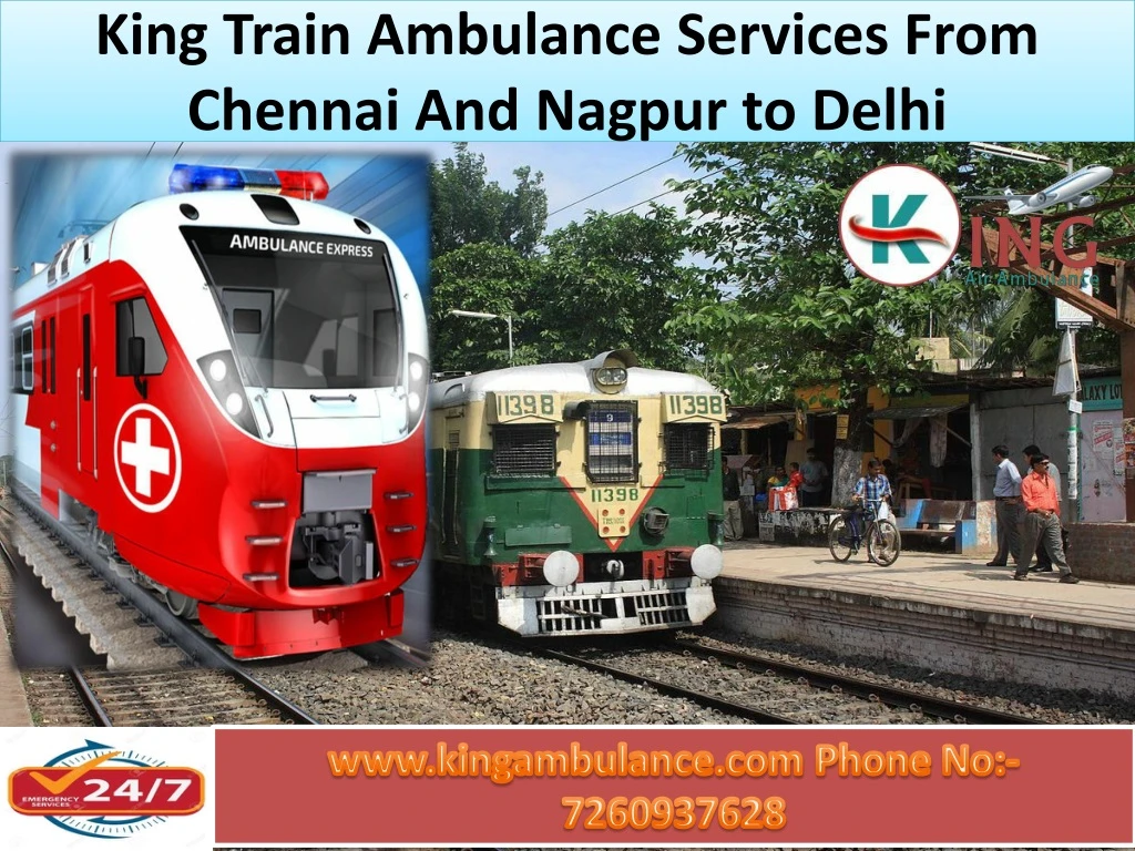 king train ambulance services from chennai