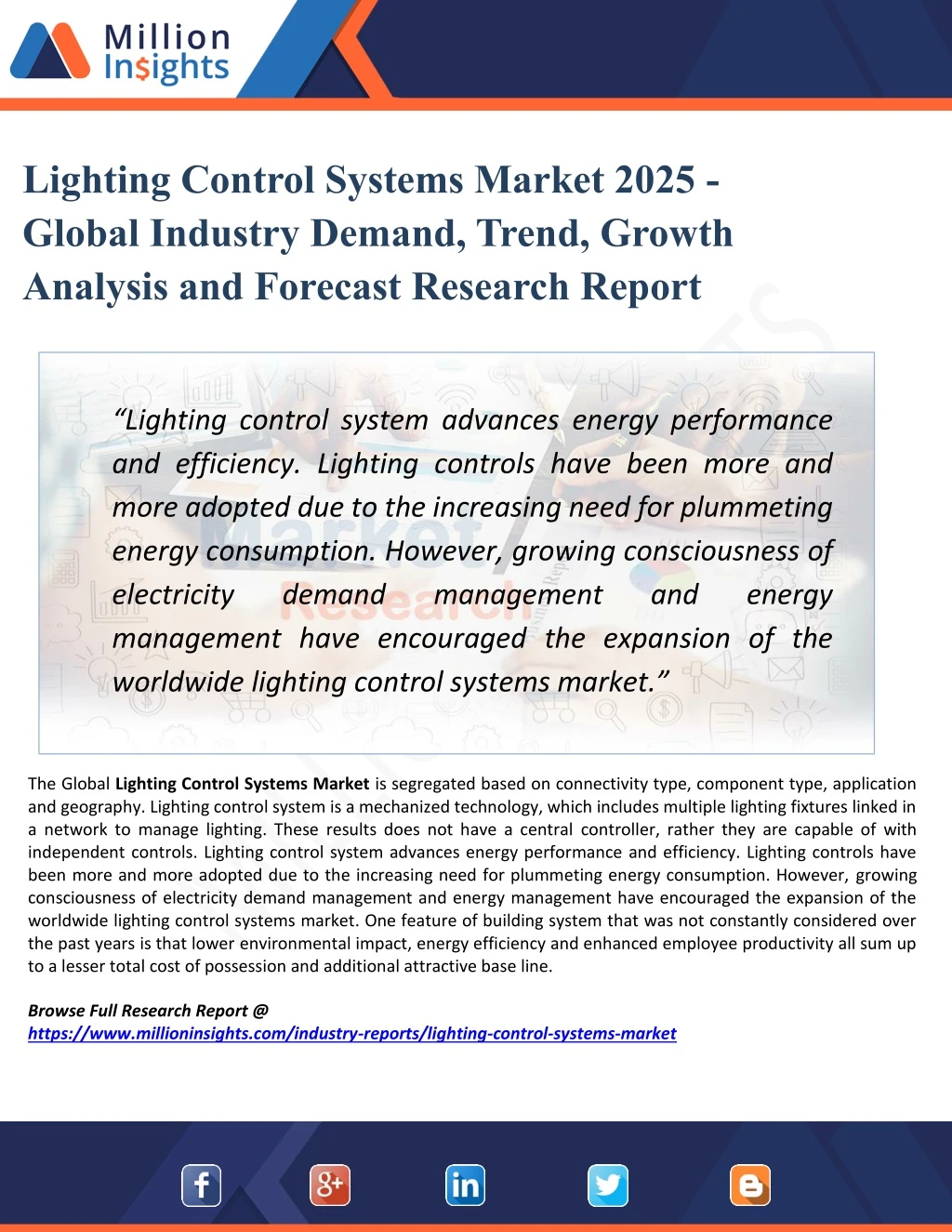lighting control systems market 2025 global