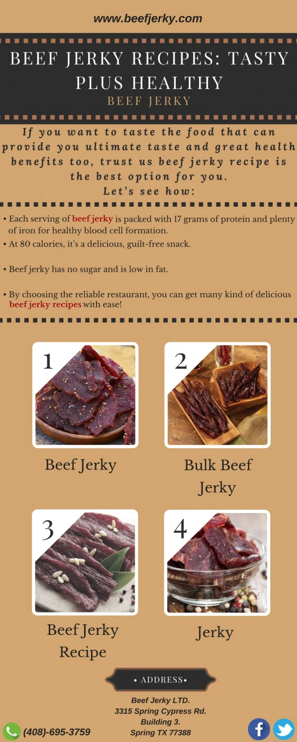 Beef Jerky Recipes: Tasty Plus Healthy