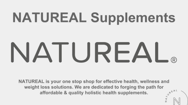 The Total Body Transformation - Buy Organic Weight Loss Supplements at Natu-real.com