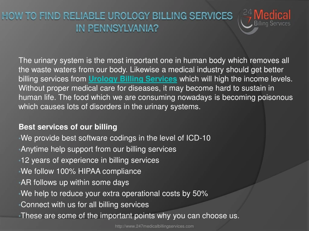 how to find reliable urology billing services in pennsylvania