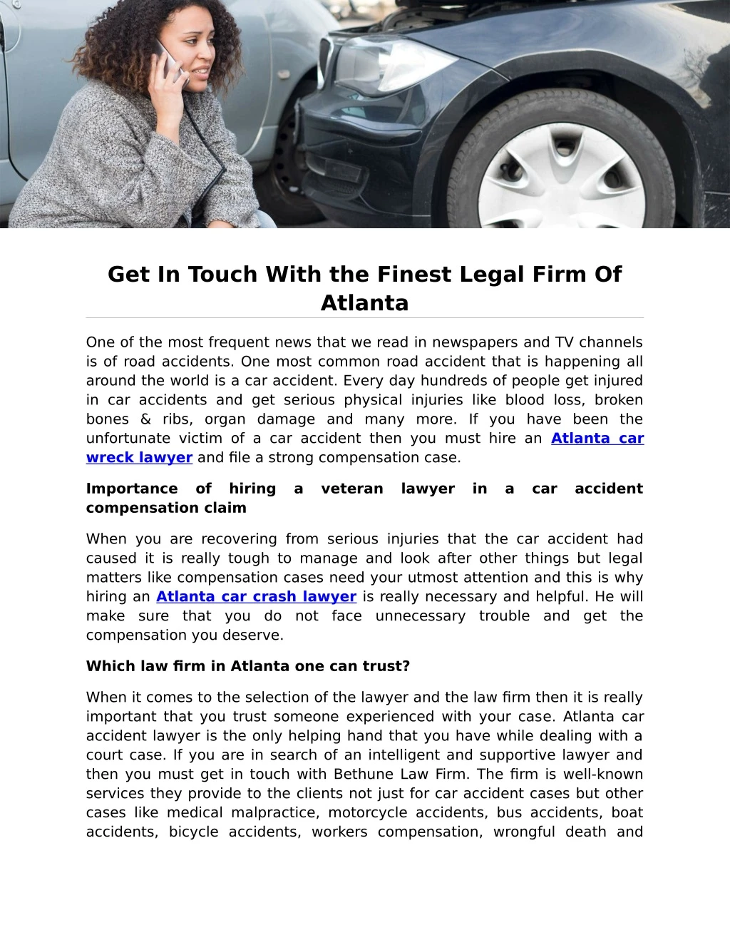 get in touch with the finest legal firm of atlanta